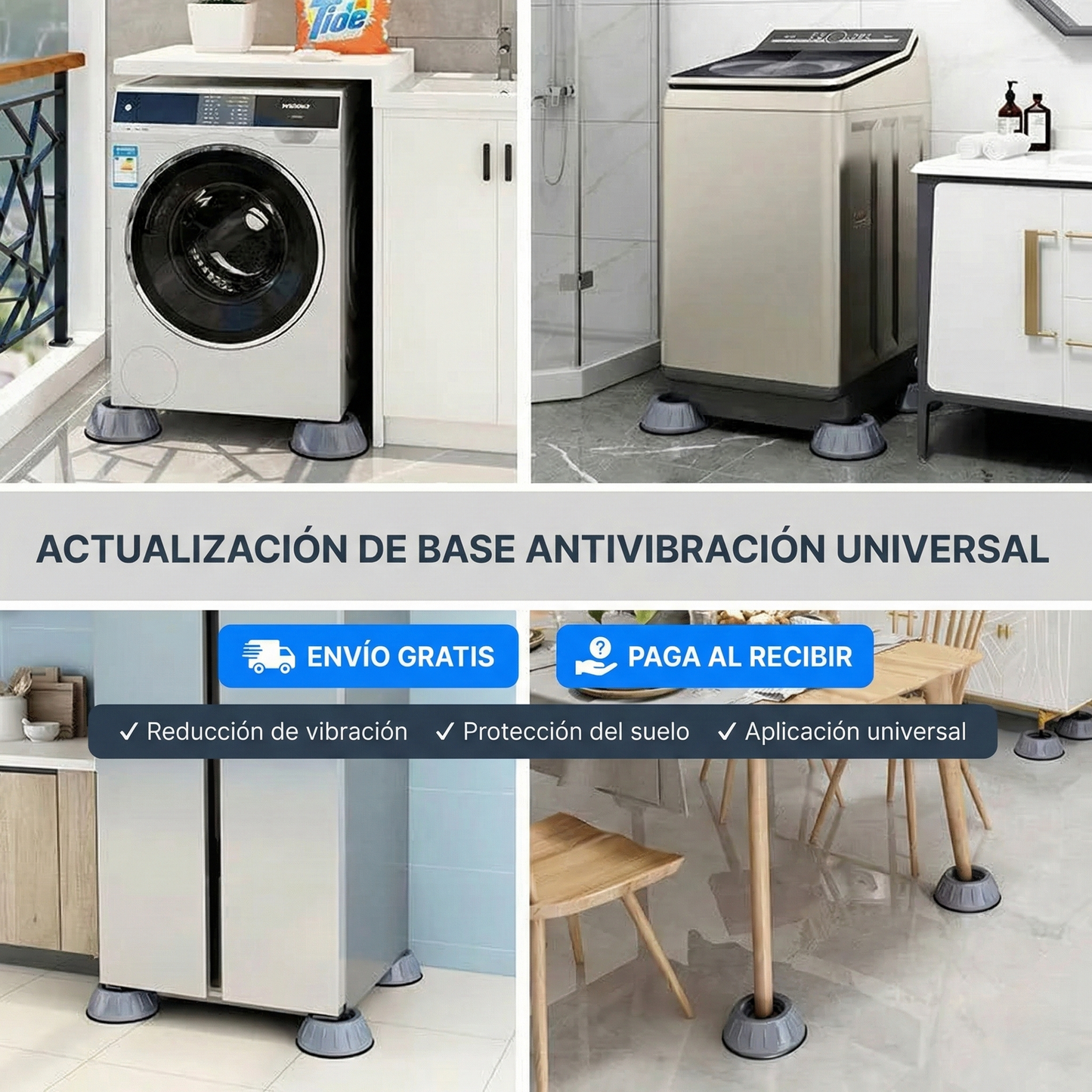 SILENTPRO™ HOME | ¡Cero Ruido y Vibración!